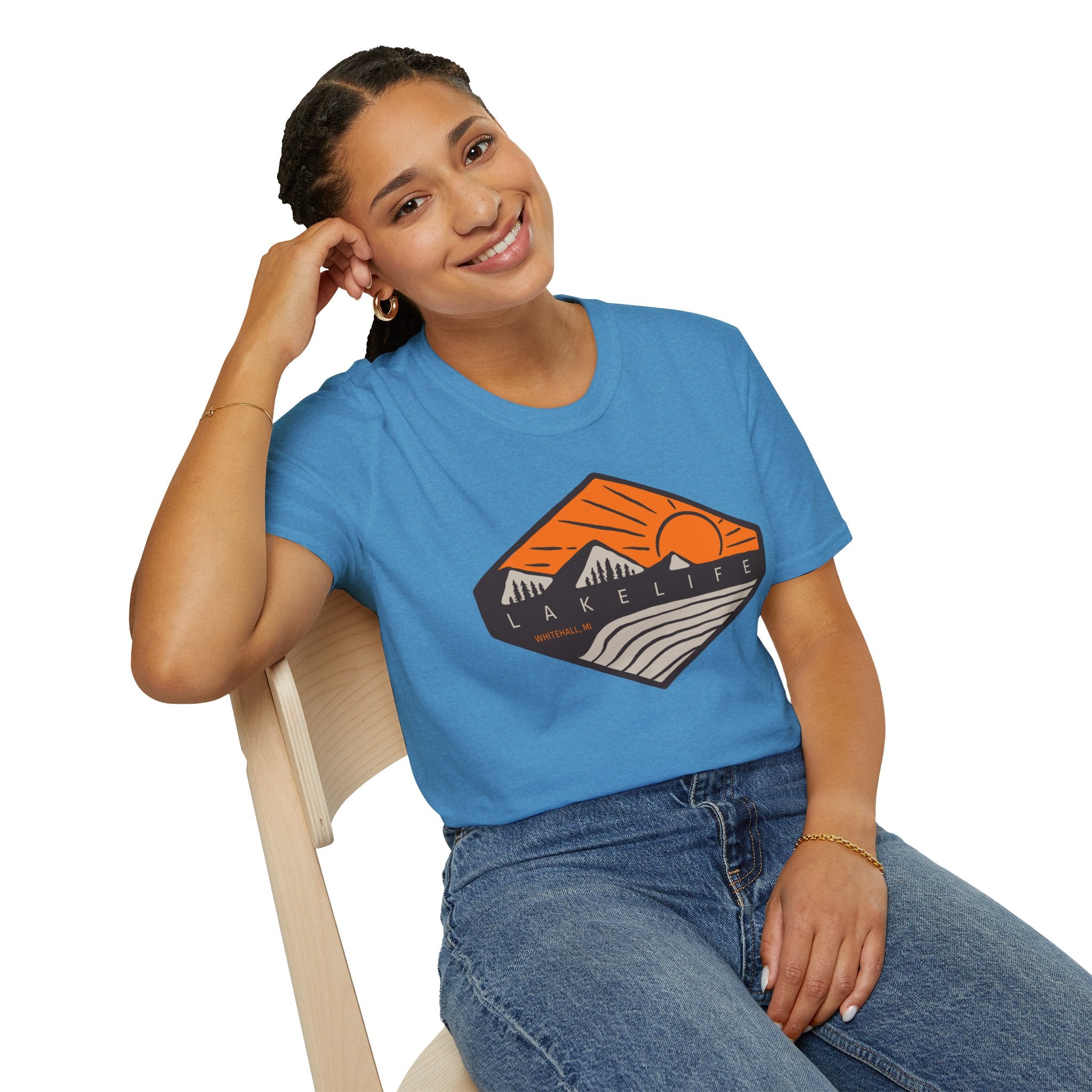 Orange Bluffs | Unisex Softstyle T-Shirt