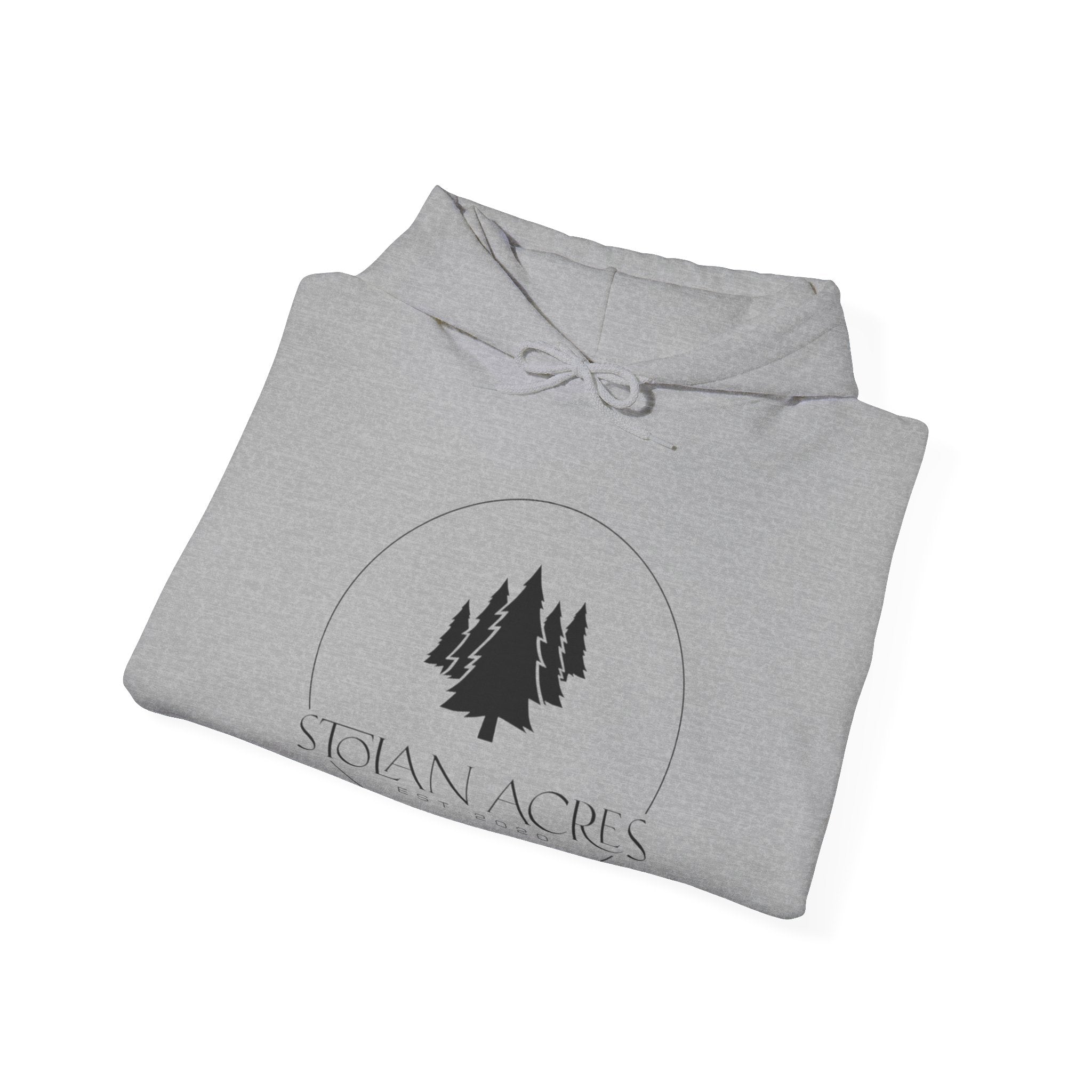 Stolan Acres | Hooded Sweatshirt (Black Logo)