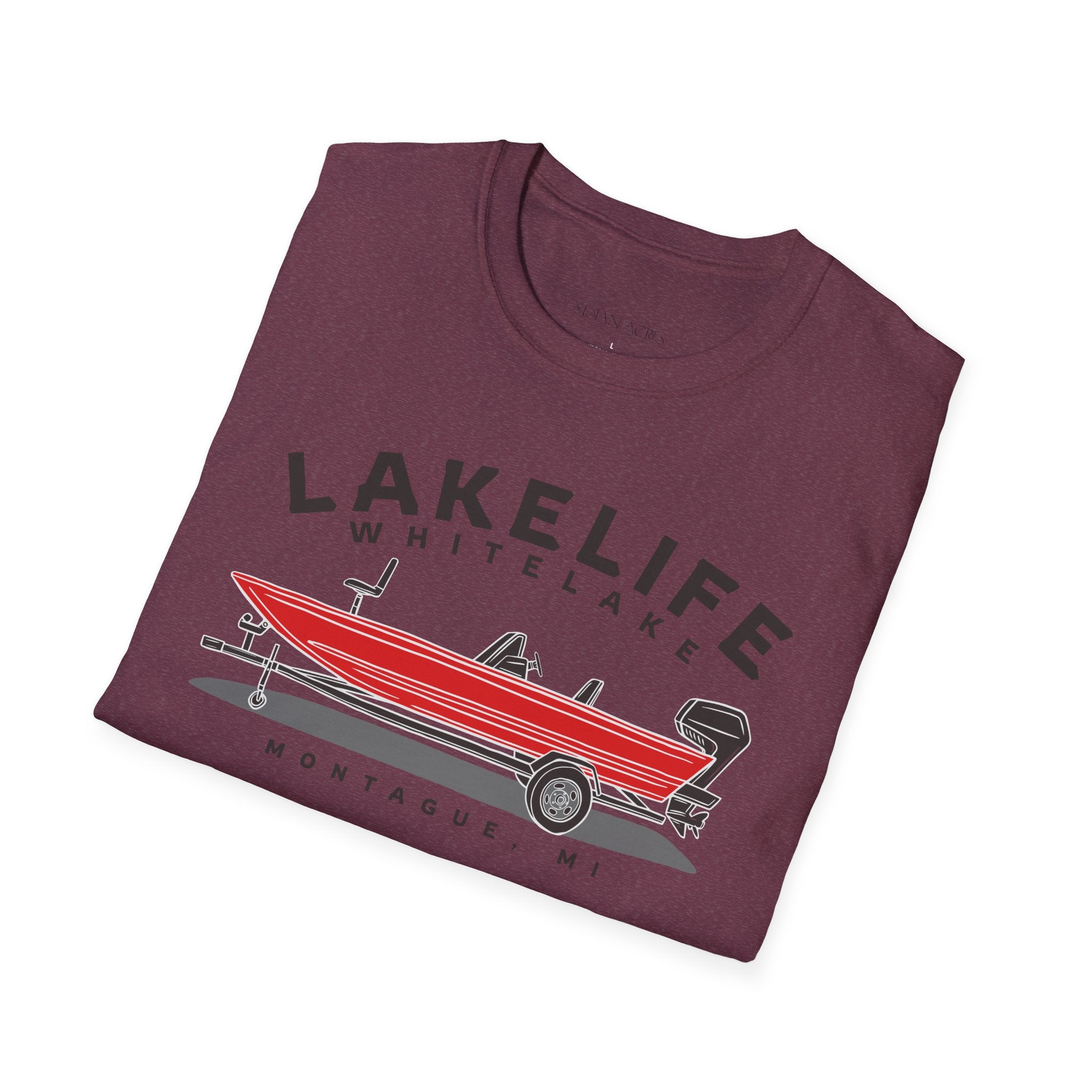 White Lake Fishing | Unisex Softstyle T-Shirt