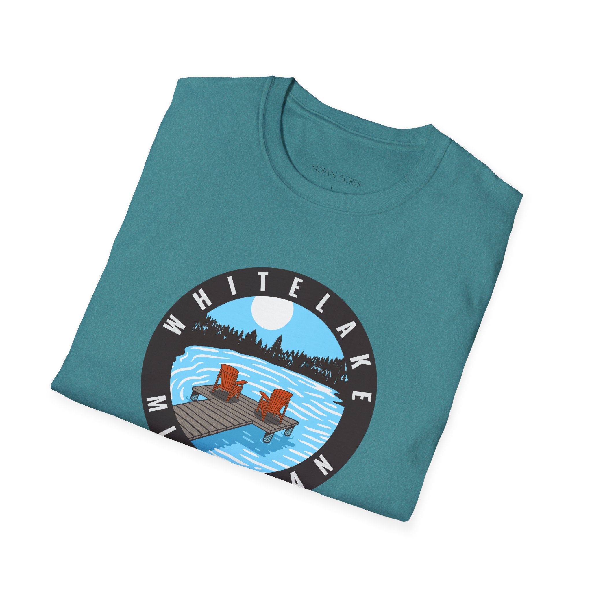 White Lake Dock | Unisex Softstyle T-Shirt