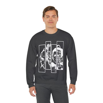 Horror Movie Friends Crewneck Sweatshirt