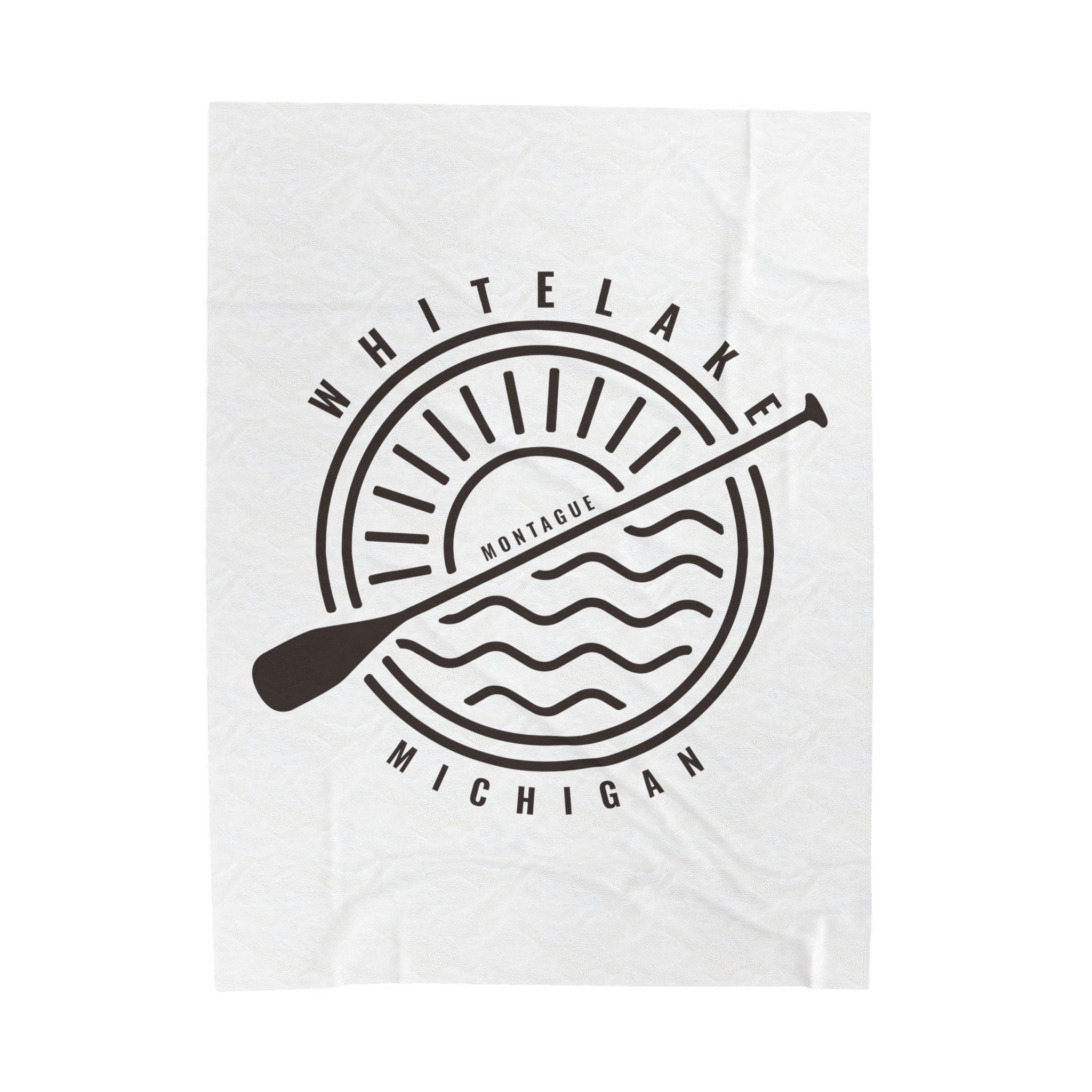 Paddle In The Sun | Velveteen Plush Blanket