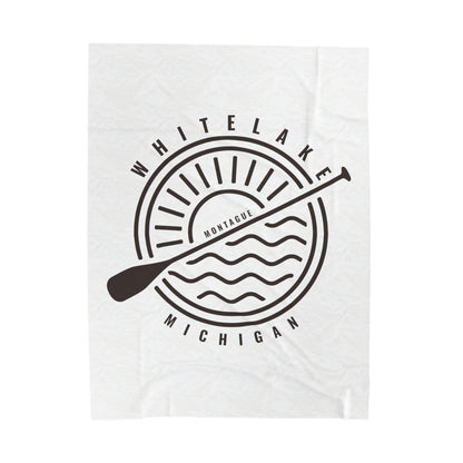 Paddle In The Sun | Velveteen Plush Blanket