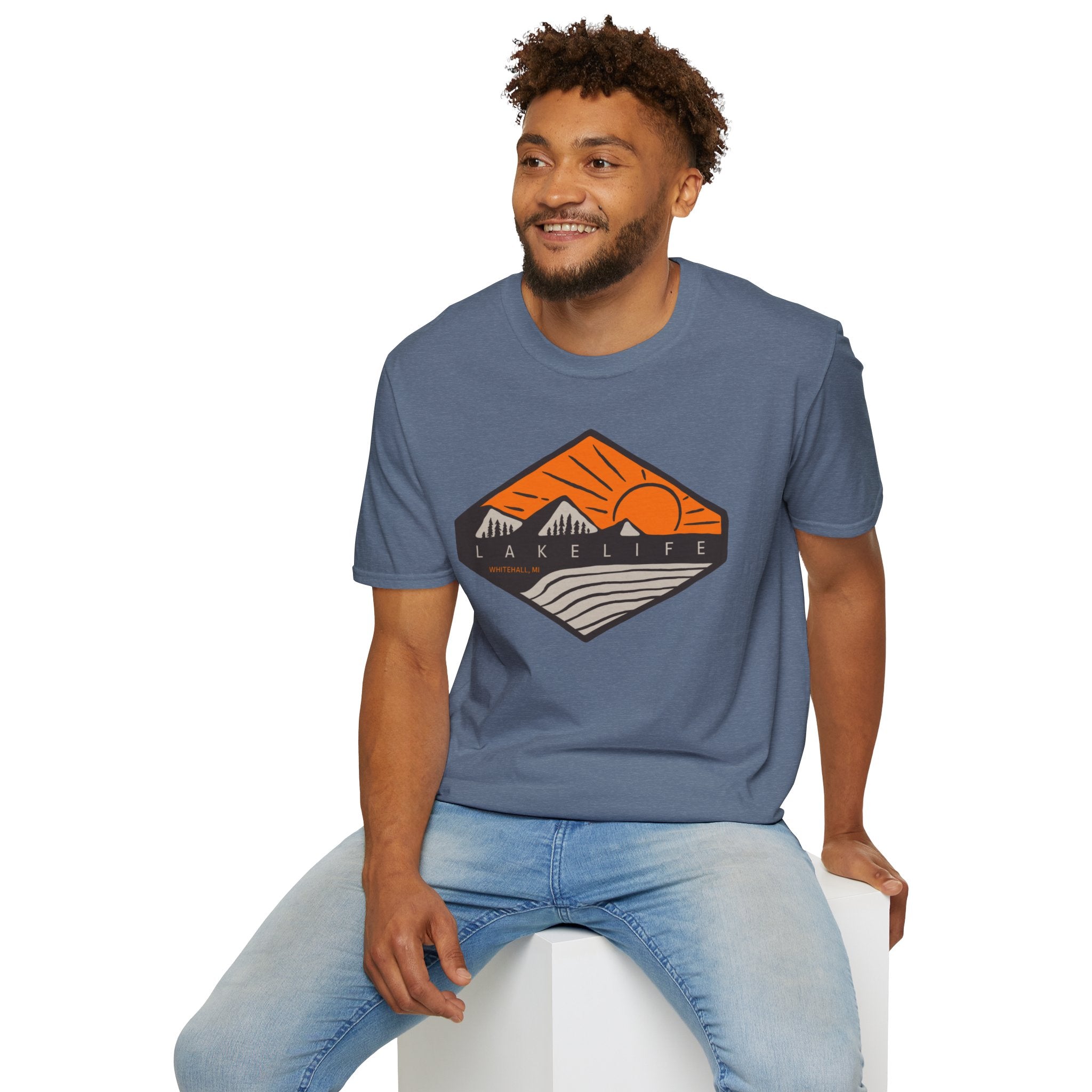 Orange Bluffs | Unisex Softstyle T-Shirt