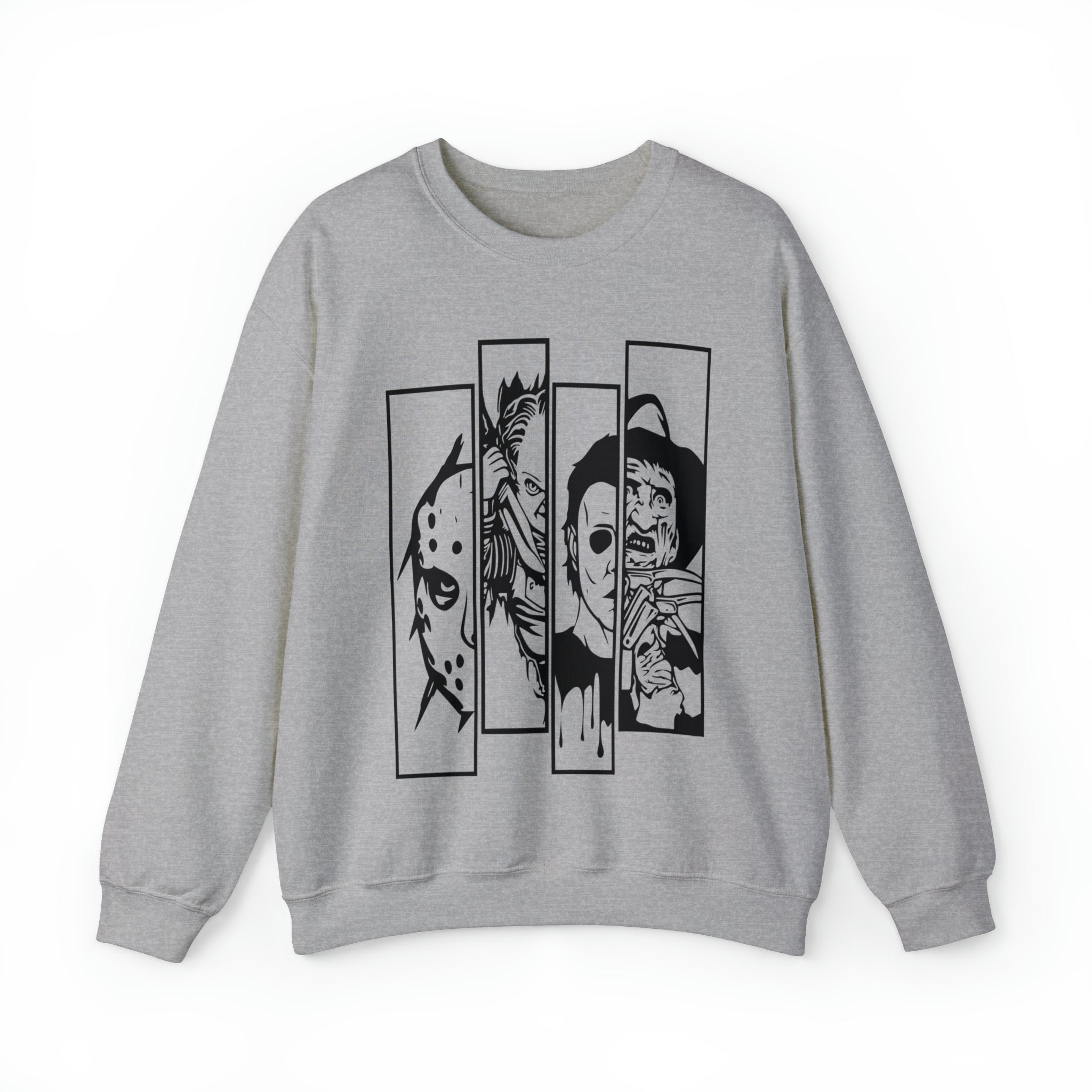 Horror Movie Friends Crewneck Sweatshirt