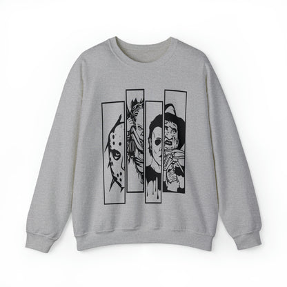 Horror Movie Friends Crewneck Sweatshirt