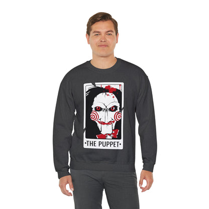 The Puppet Tarot Card Crewneck Sweatshirt