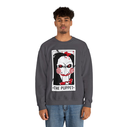 The Puppet Tarot Card Crewneck Sweatshirt