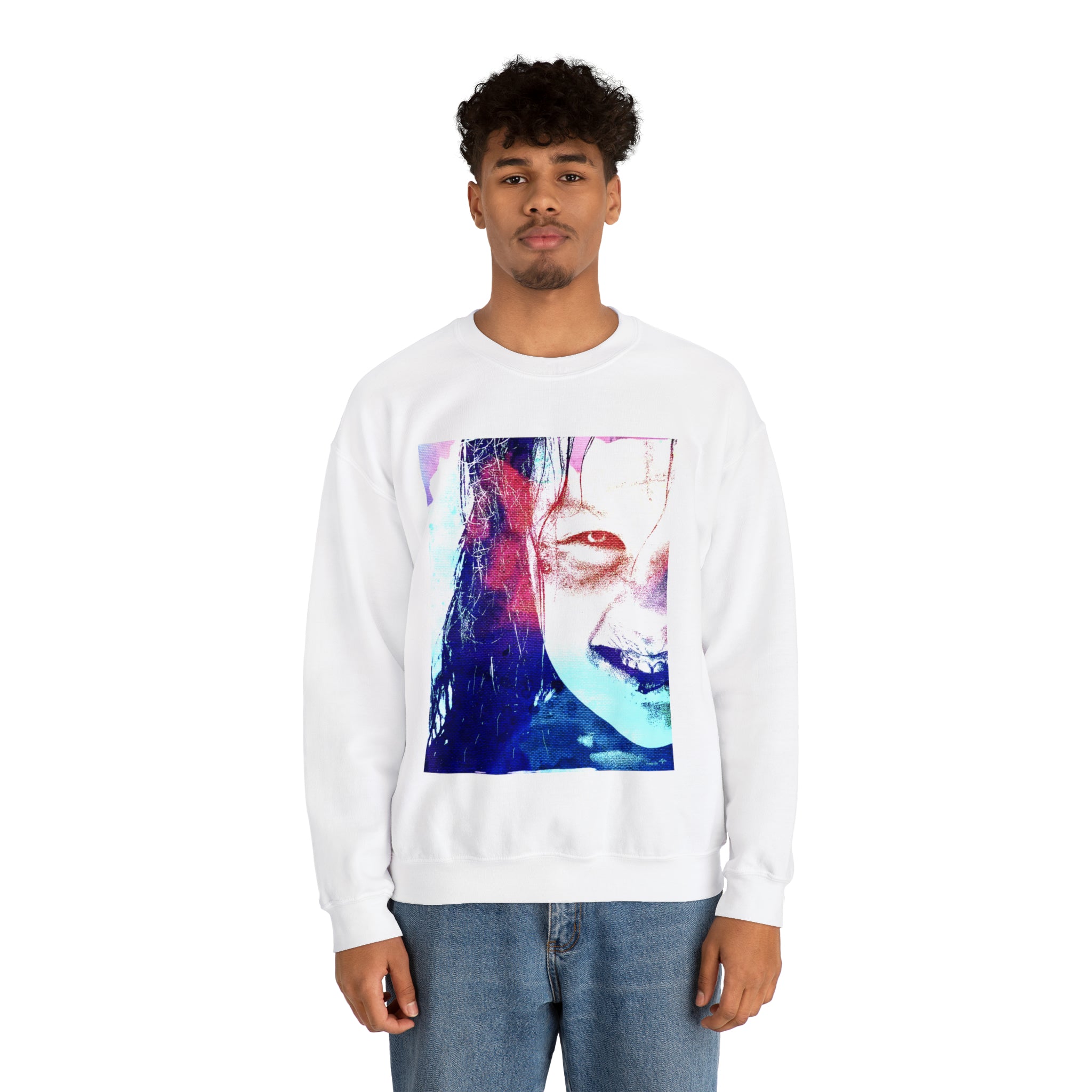 Exorcist Crewneck Sweatshirt (Pink and Navy Variant)