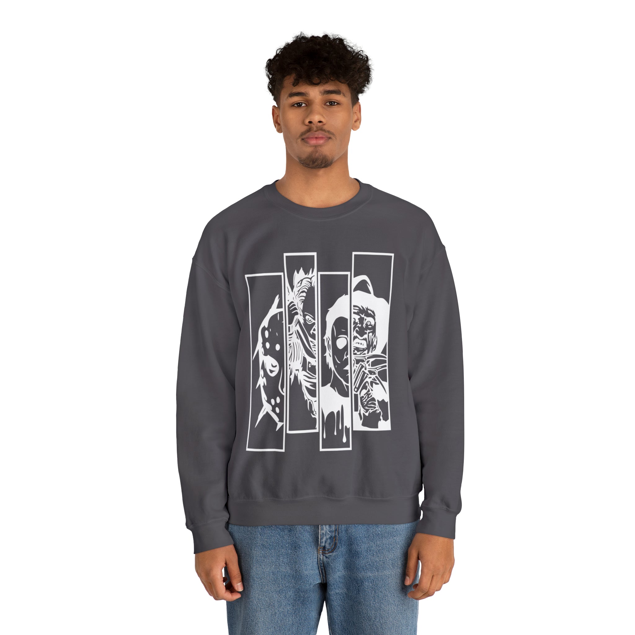 Horror Movie Friends Crewneck Sweatshirt