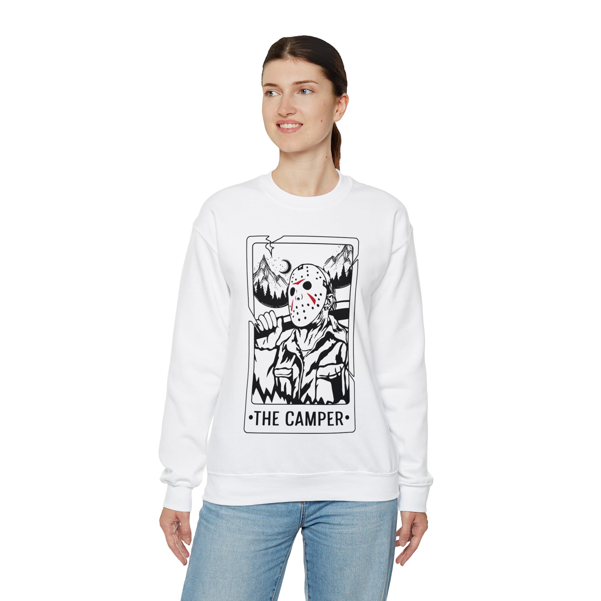 The Camper Tarot Card Crewneck Sweatshirt