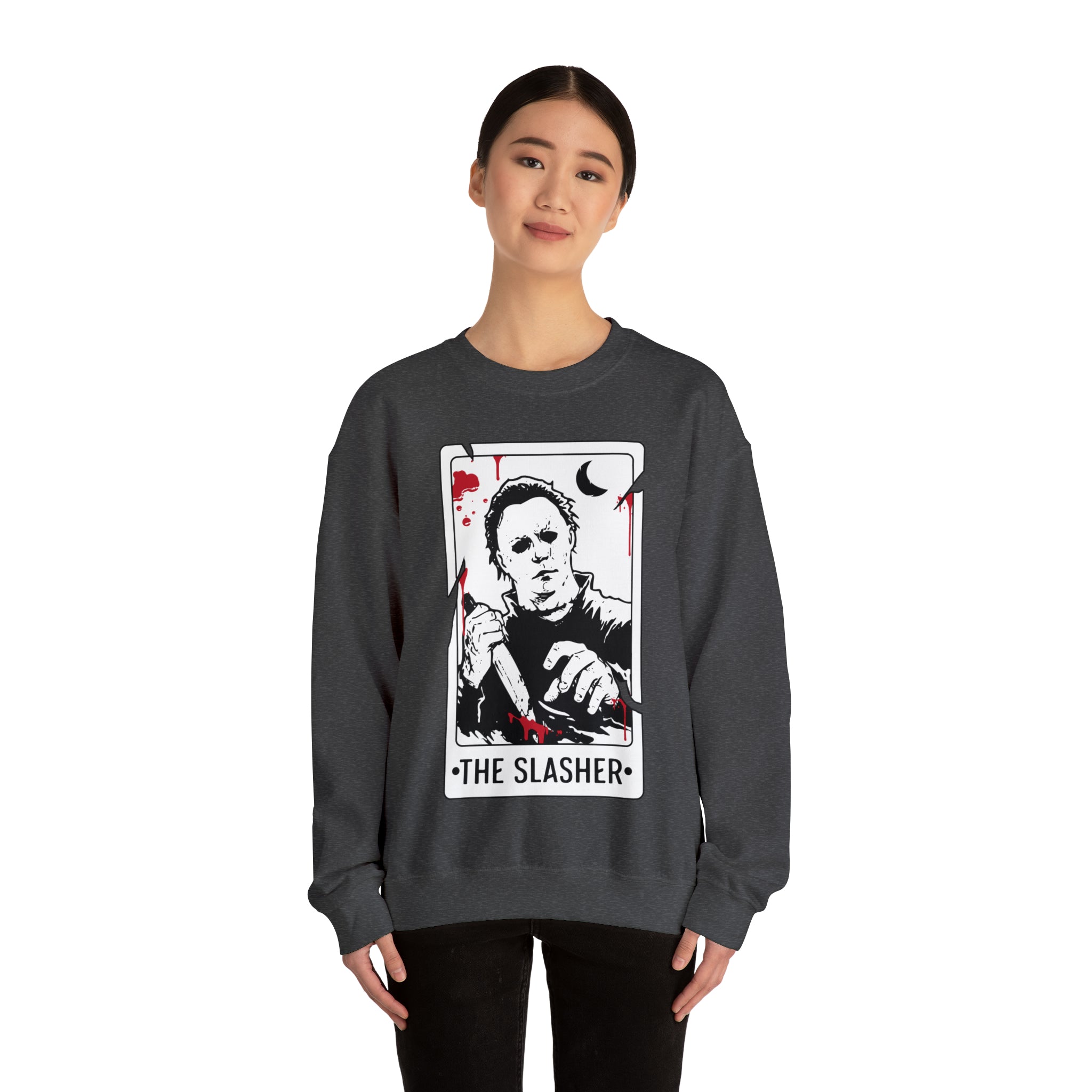 The Slasher Tarot Card Crewneck Sweatshirt