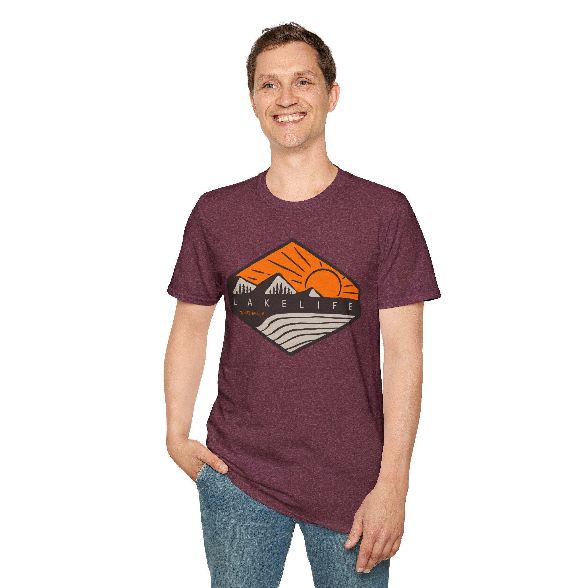 Orange Bluffs | Unisex Softstyle T-Shirt