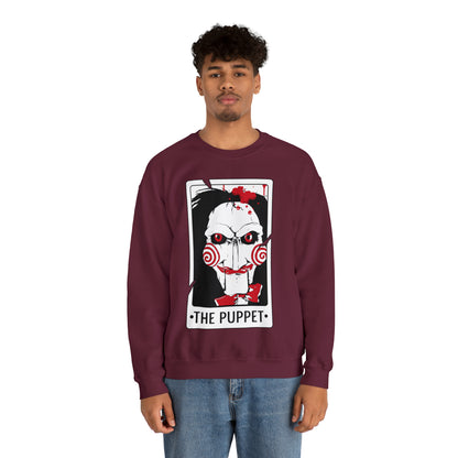 The Puppet Tarot Card Crewneck Sweatshirt