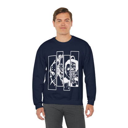 Horror Movie Friends Crewneck Sweatshirt