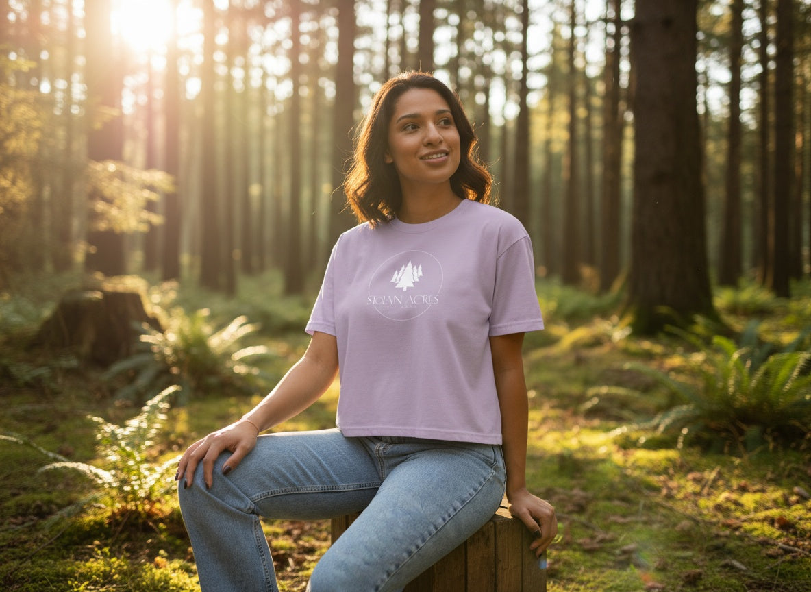 The Stolan Boxy Crop | Classic Mark