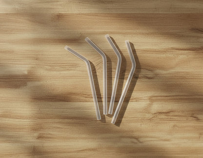 Luxe Reusable Silicone Straws (20oz/30oz) - Set of 2