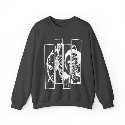 Horror Movie Friends Crewneck Sweatshirt