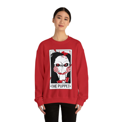 The Puppet Tarot Card Crewneck Sweatshirt