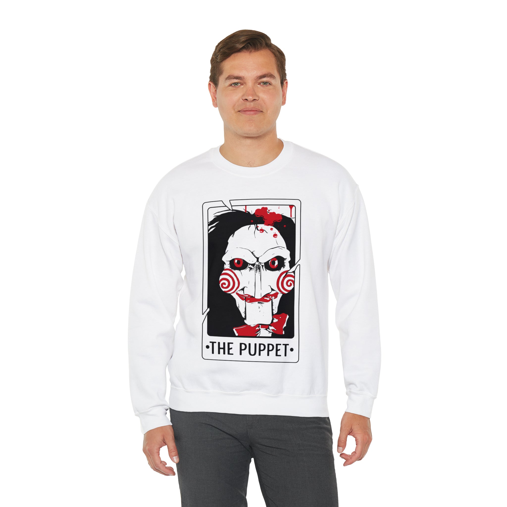 The Puppet Tarot Card Crewneck Sweatshirt