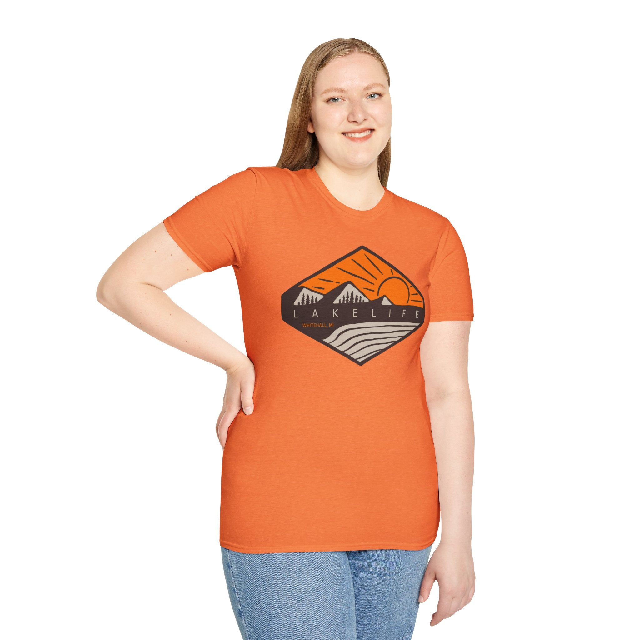 Orange Bluffs | Unisex Softstyle T-Shirt