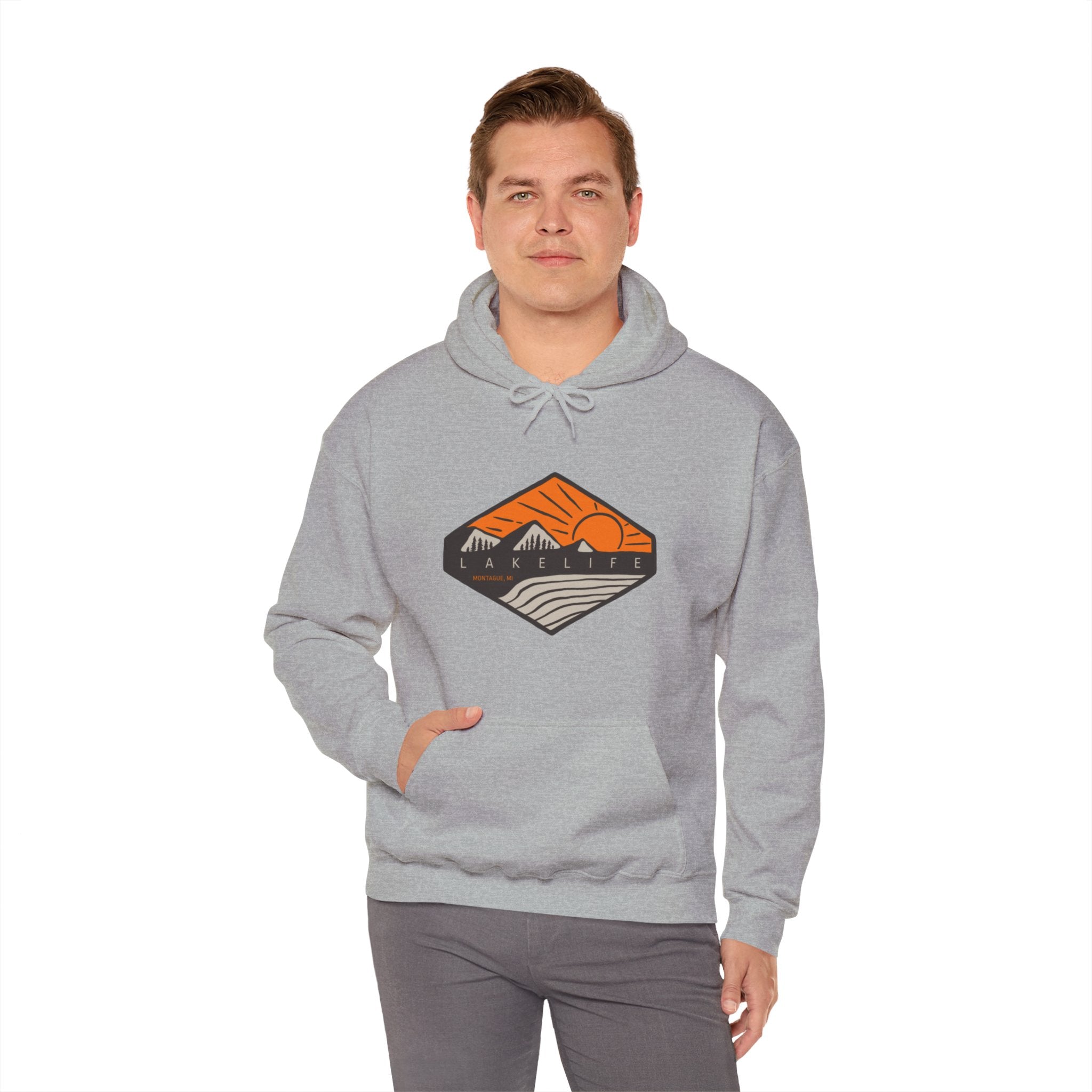 Orange Bluffs | Unisex Heavy Blend? Hooded Sweatshirt