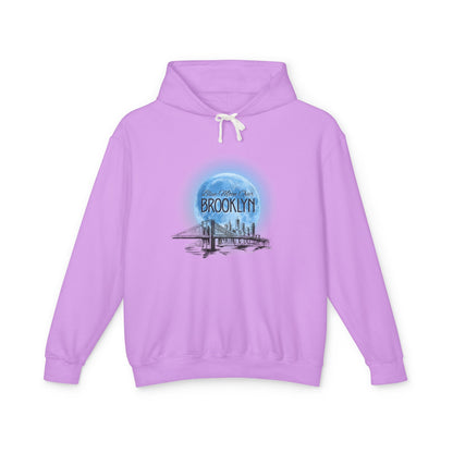 Blue Moon Over Brooklyn | Unisex Lightweight Hoodie