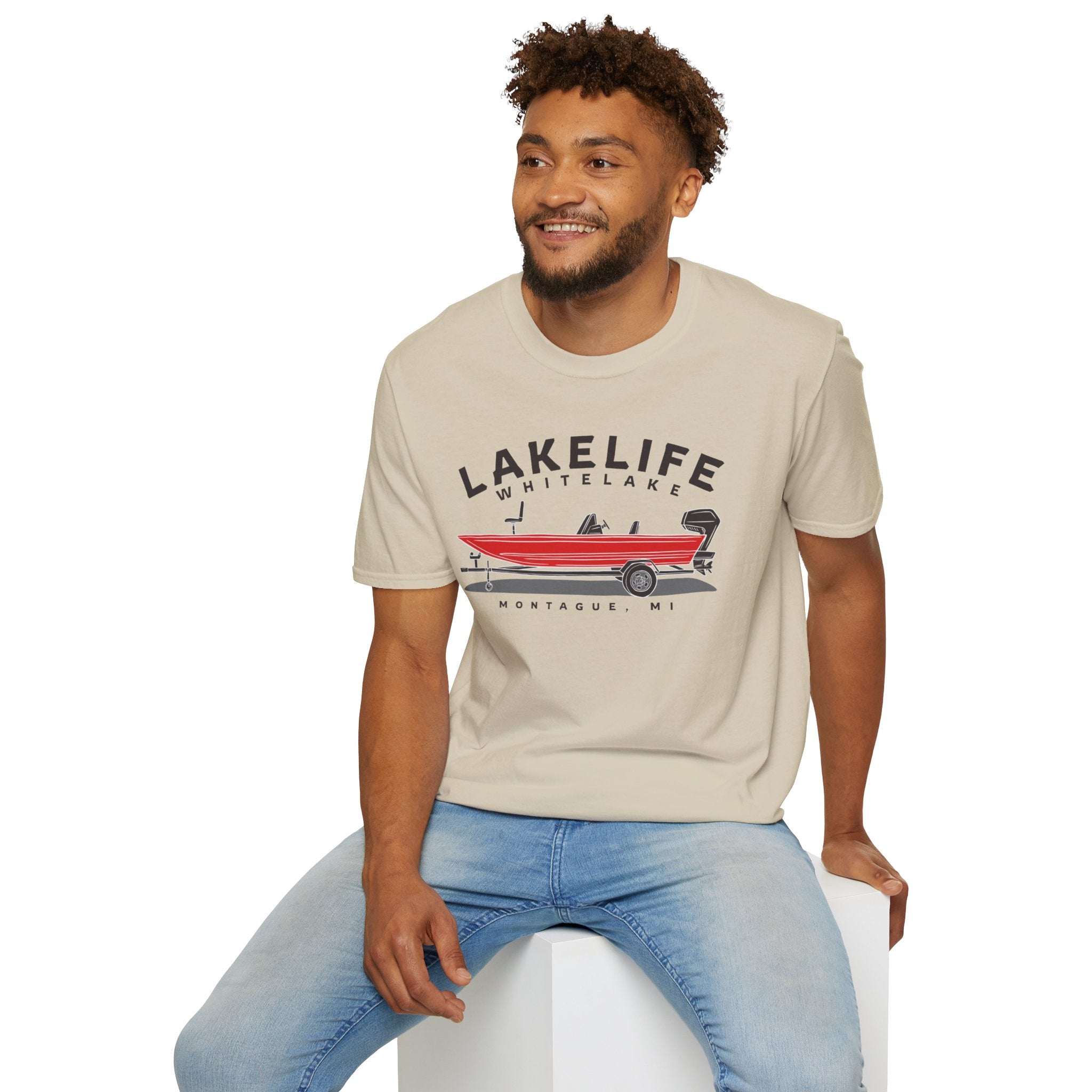 White Lake Fishing | Unisex Softstyle T-Shirt