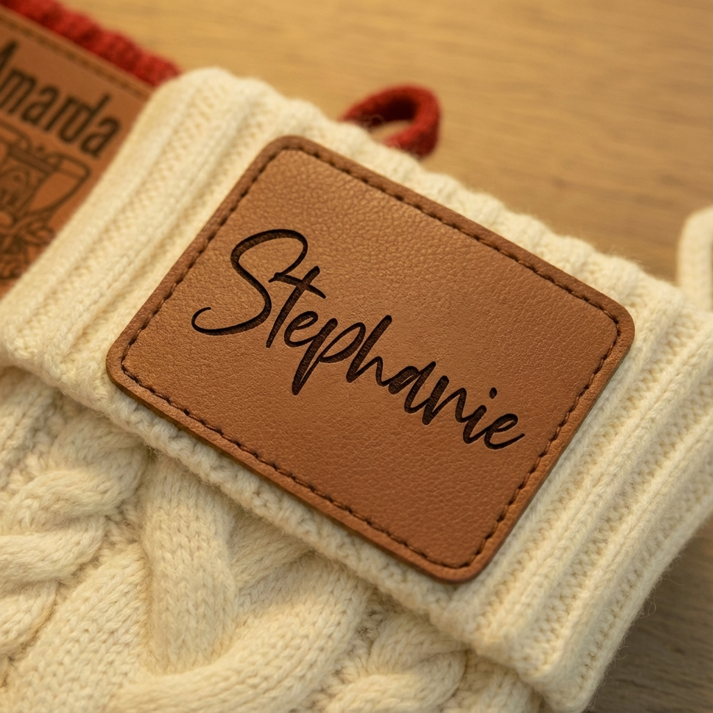 Hand Written Name stocking preview