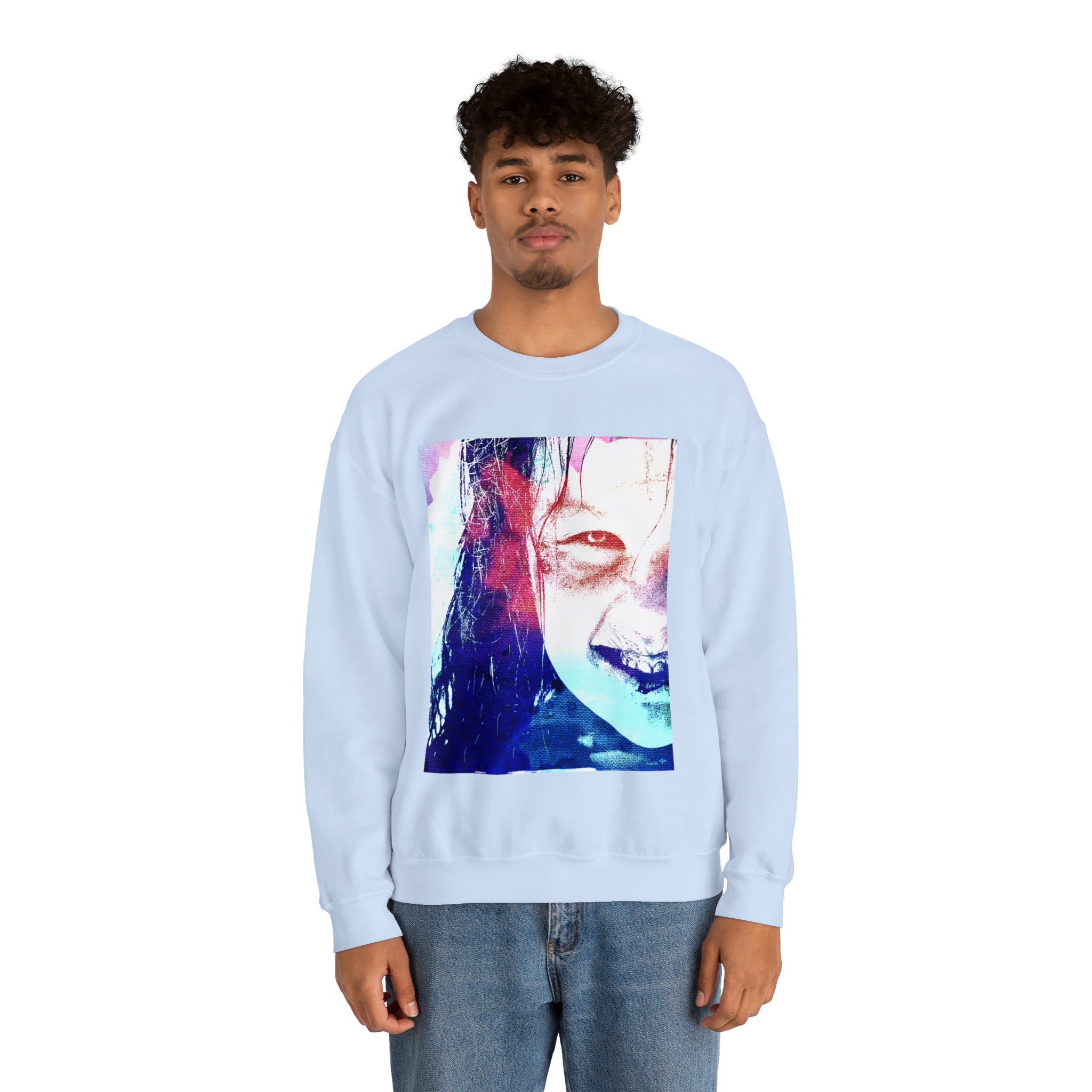 Exorcist Crewneck Sweatshirt (Pink and Navy Variant)
