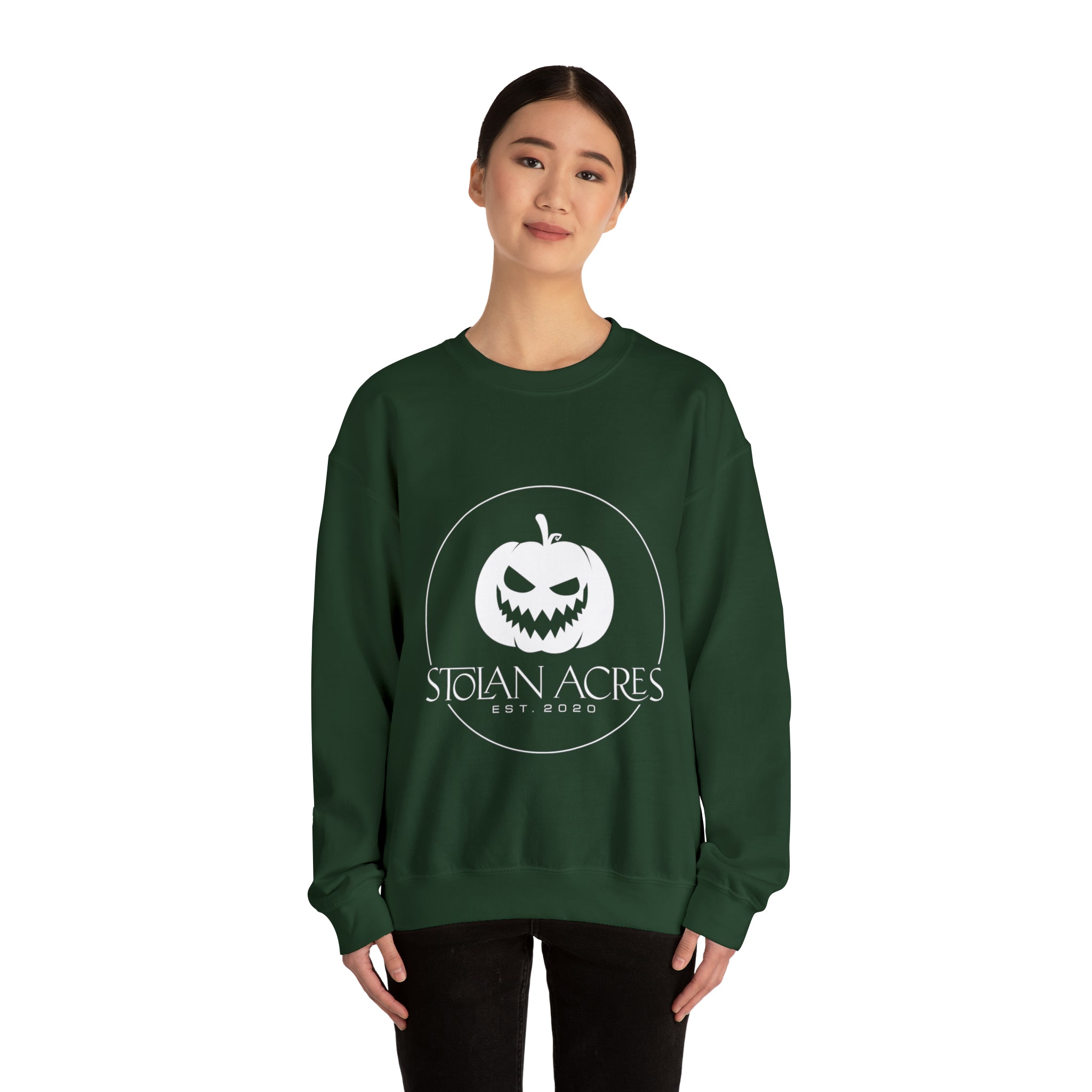 Stolan Acres Jack-O-Lantern Crewneck Sweatshirt