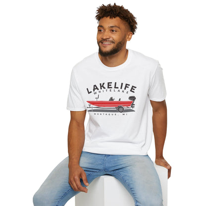 White Lake Fishing | Unisex Softstyle T-Shirt