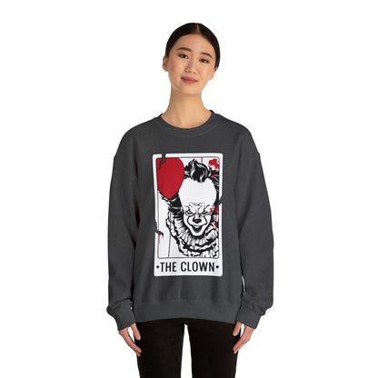 The Clown Tarot Card Crewneck Sweatshirt