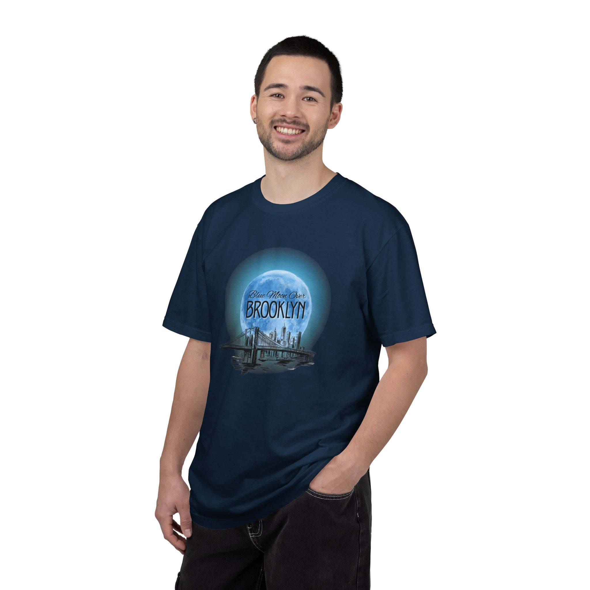Blue Moon Over Brooklyn Tee – Made for Late Nights & Slow Mornings