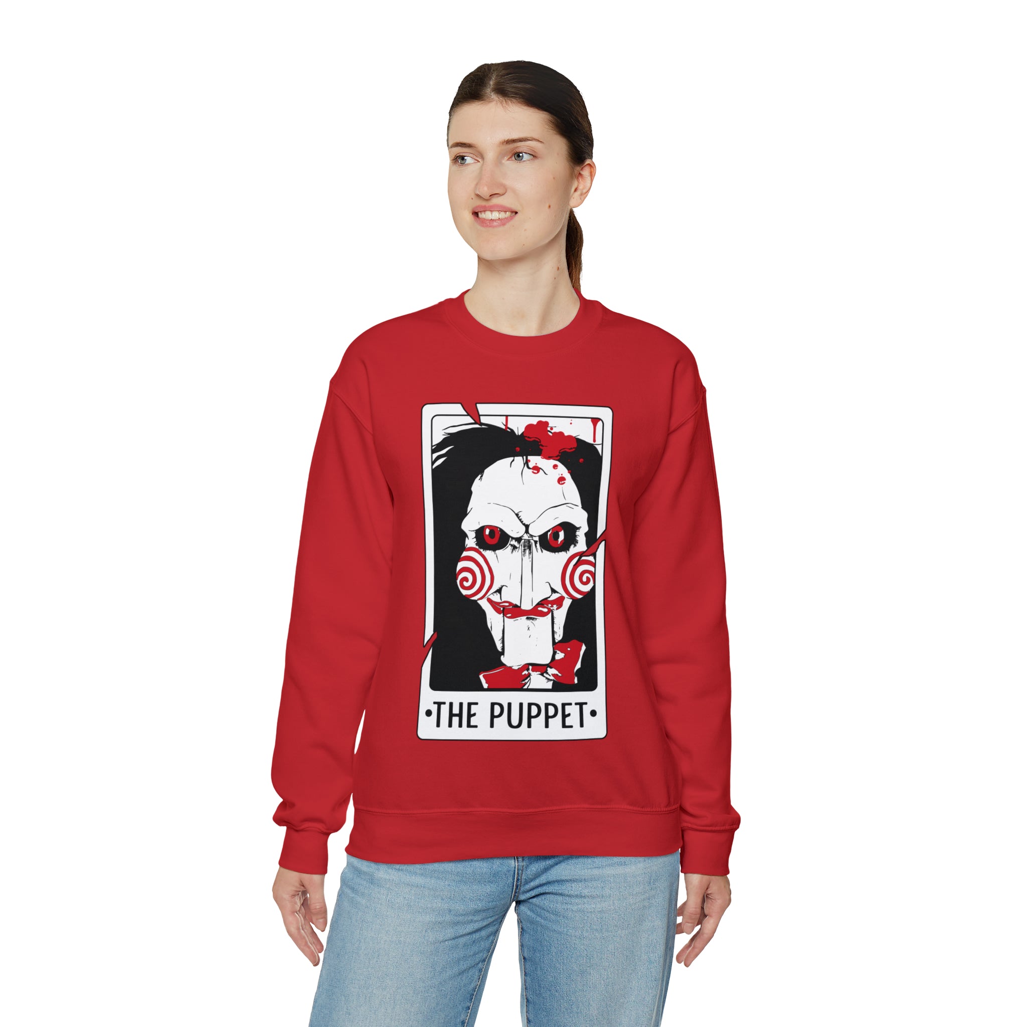 The Puppet Tarot Card Crewneck Sweatshirt