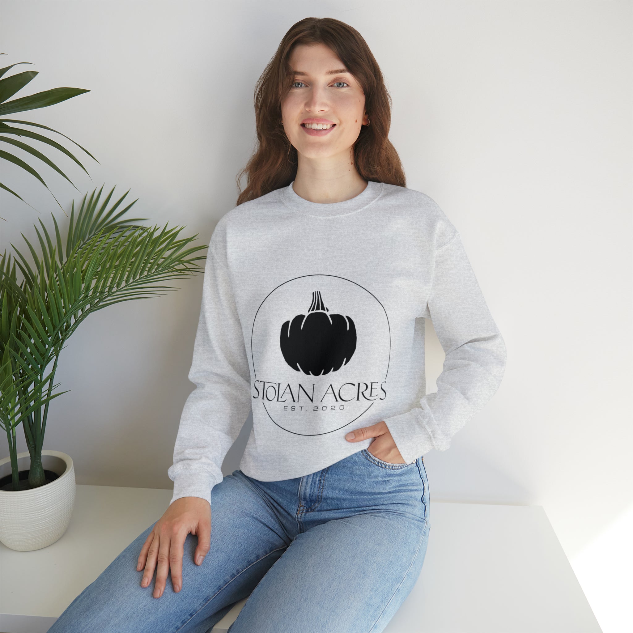 Stolan Acres Pumpkin Crewneck Sweatshirt