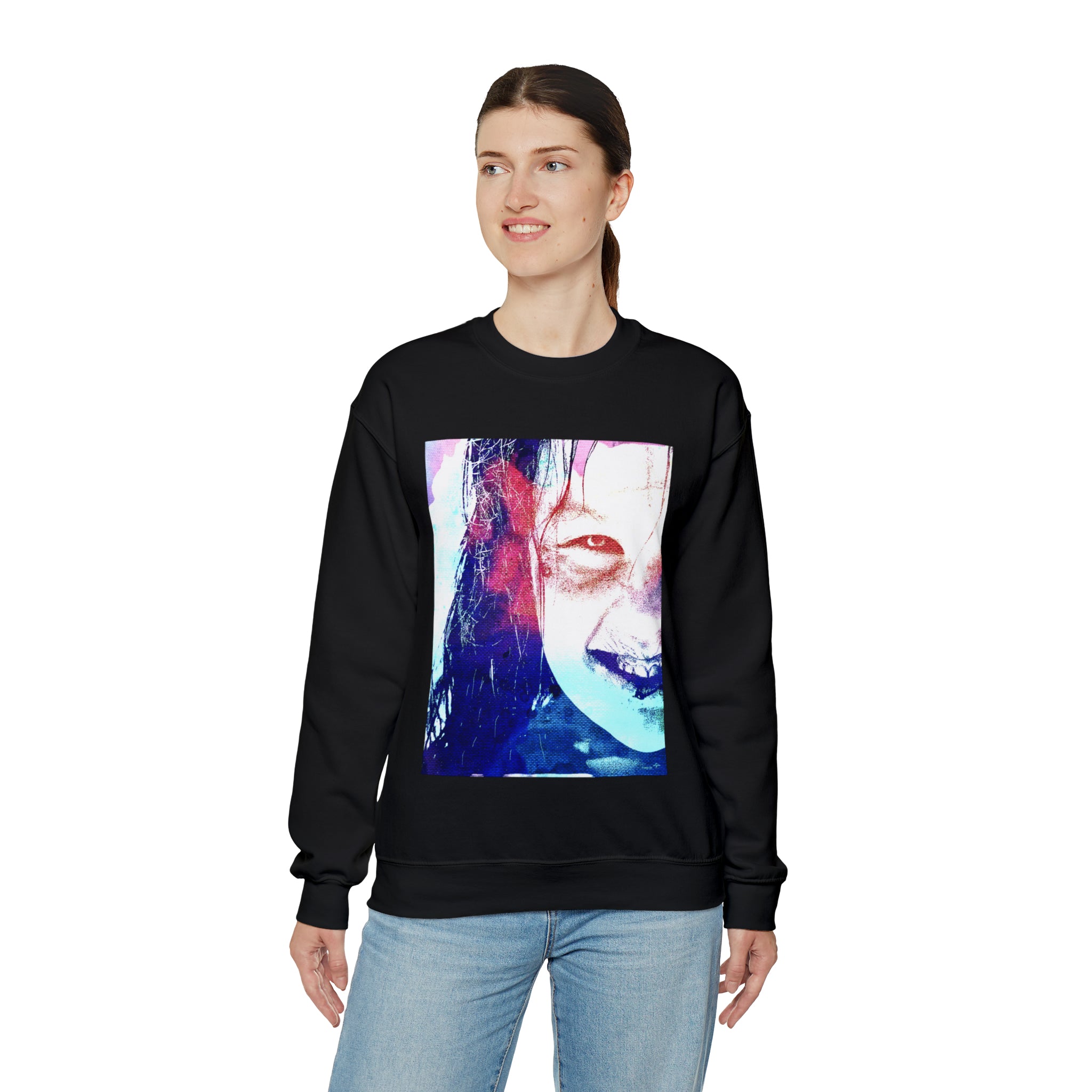 Exorcist Crewneck Sweatshirt (Pink and Navy Variant)