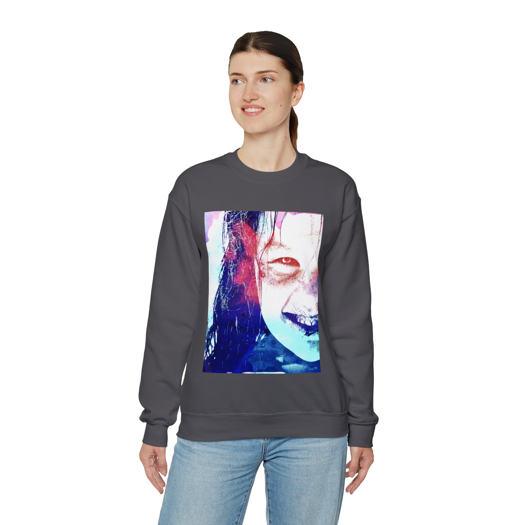 Exorcist Crewneck Sweatshirt (Pink and Navy Variant)