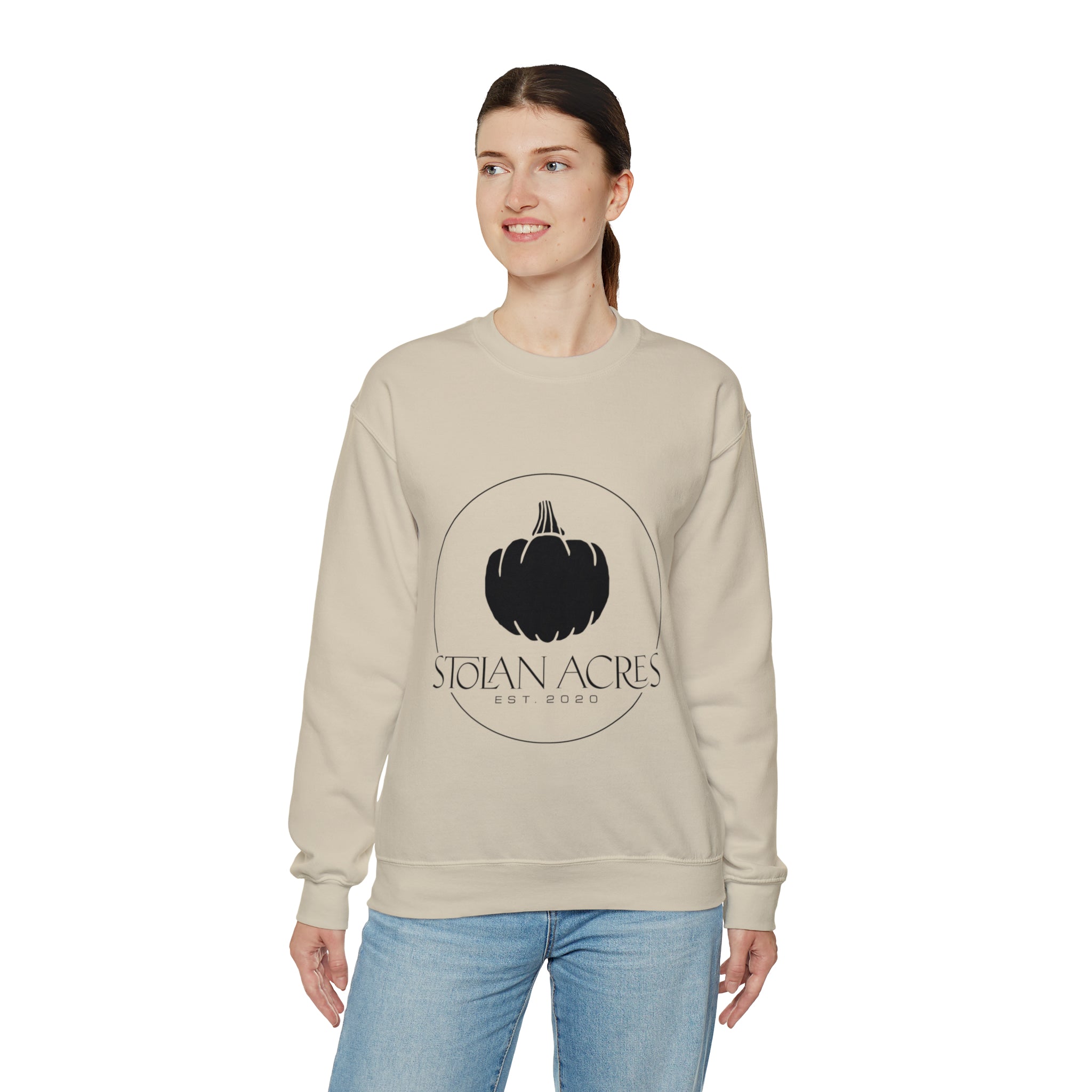 Stolan Acres Pumpkin Crewneck Sweatshirt