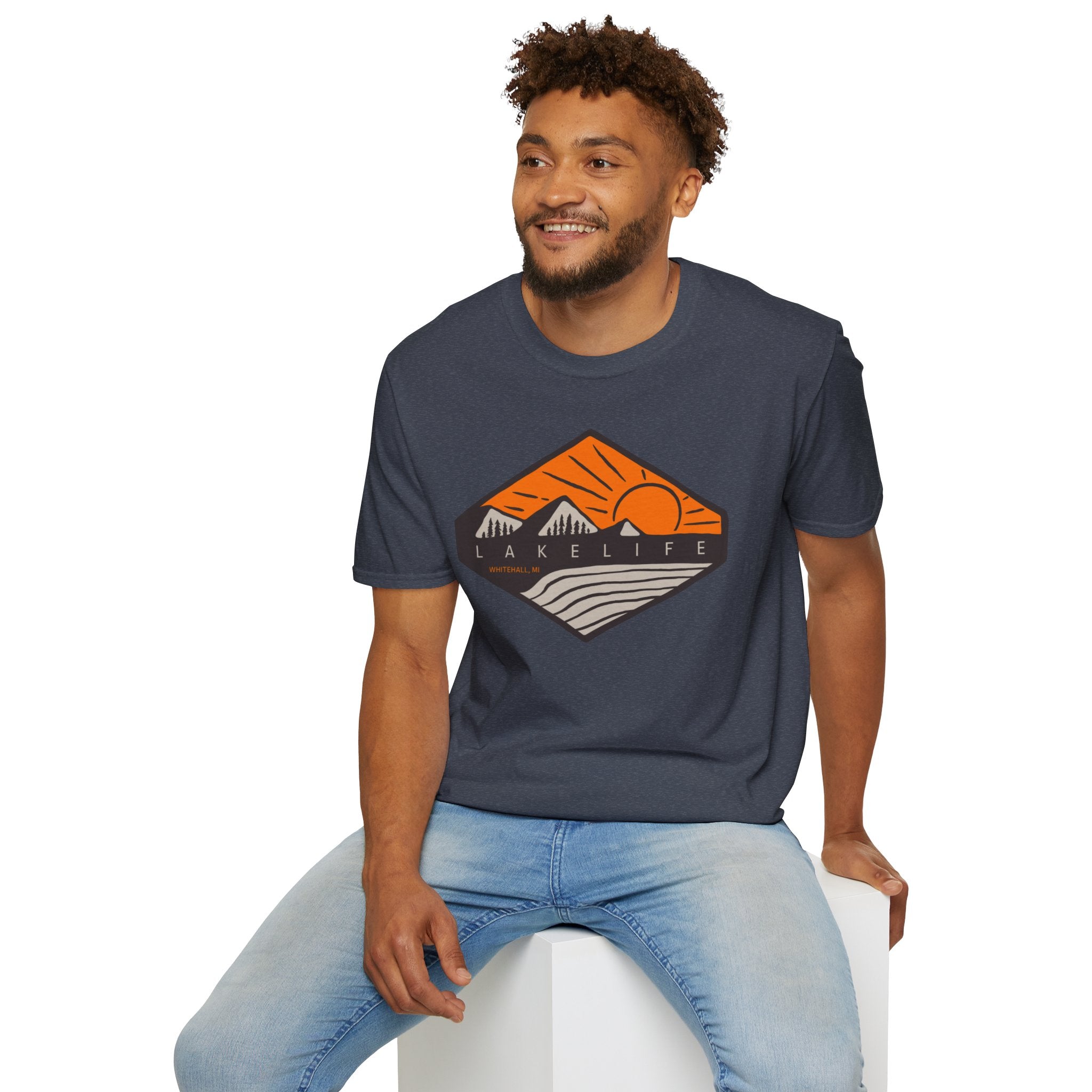 Orange Bluffs | Unisex Softstyle T-Shirt