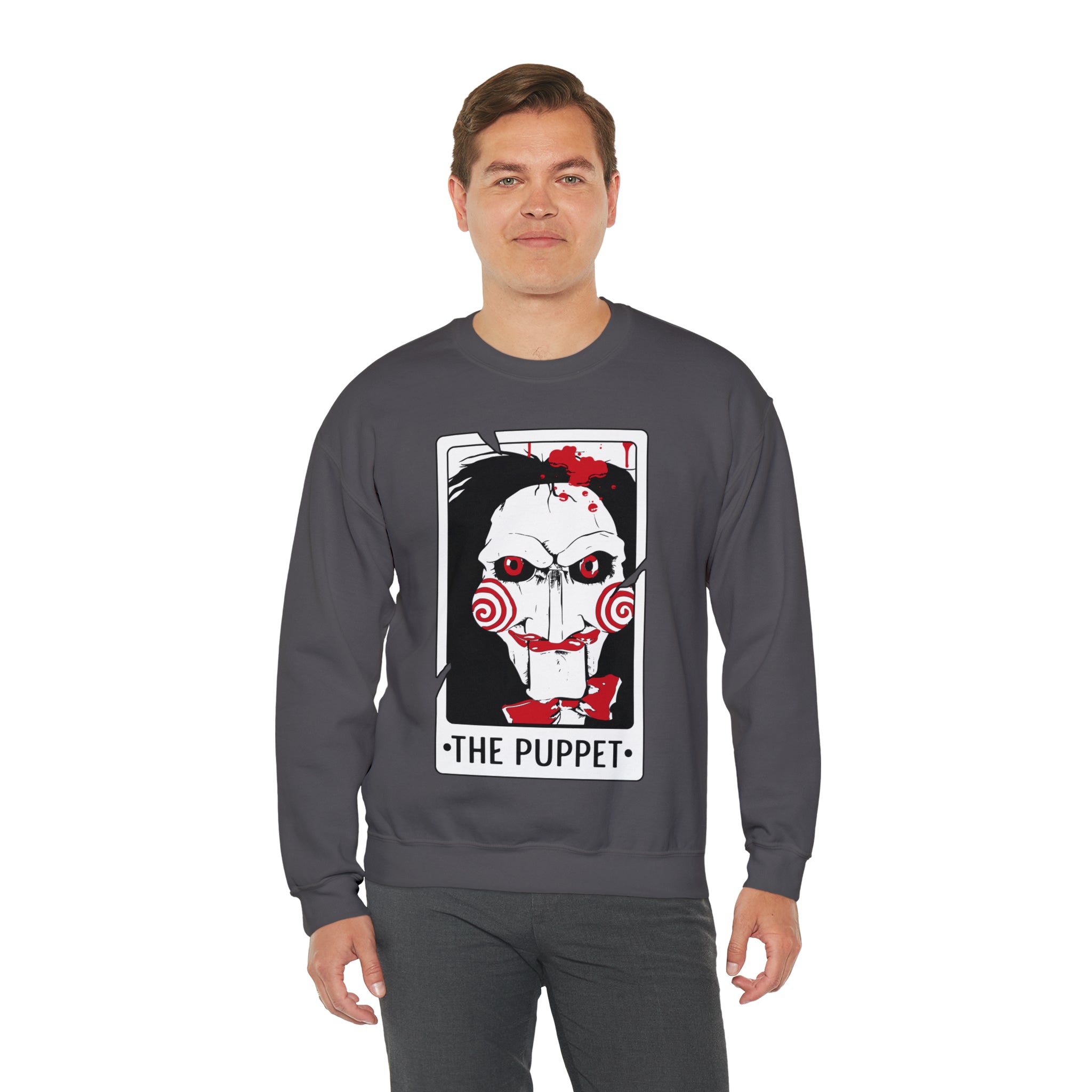 The Puppet Tarot Card Crewneck Sweatshirt