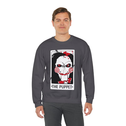 The Puppet Tarot Card Crewneck Sweatshirt