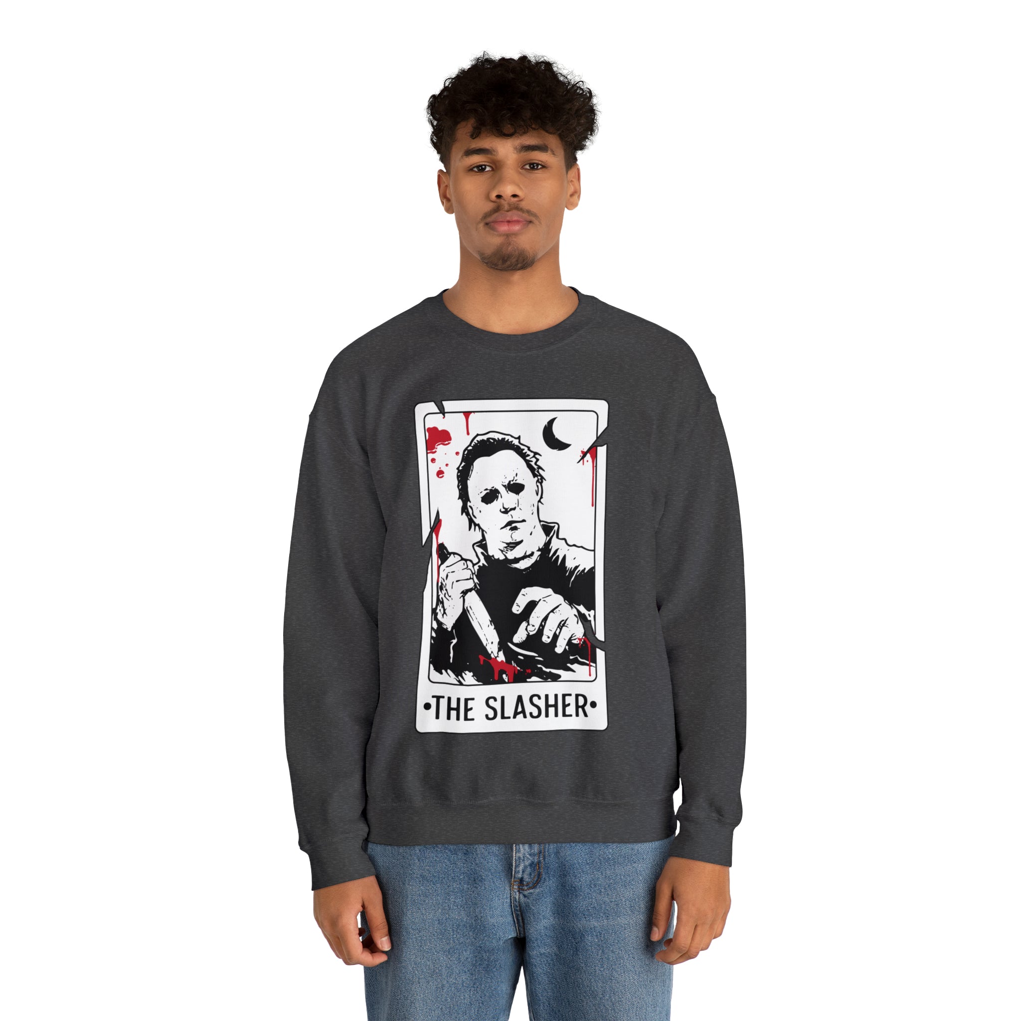 The Slasher Tarot Card Crewneck Sweatshirt