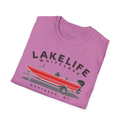 White Lake Fishing | Unisex Softstyle T-Shirt