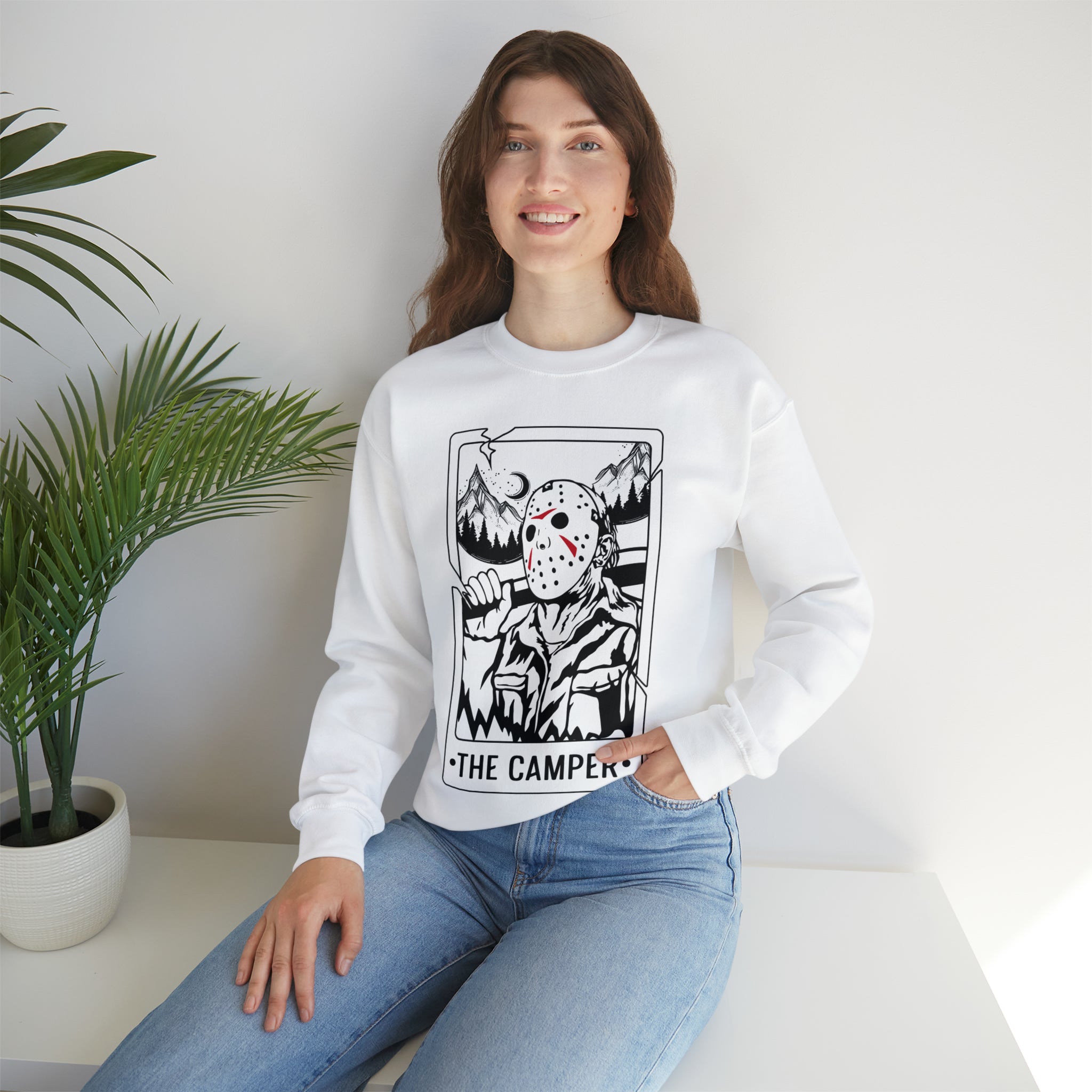 The Camper Tarot Card Crewneck Sweatshirt