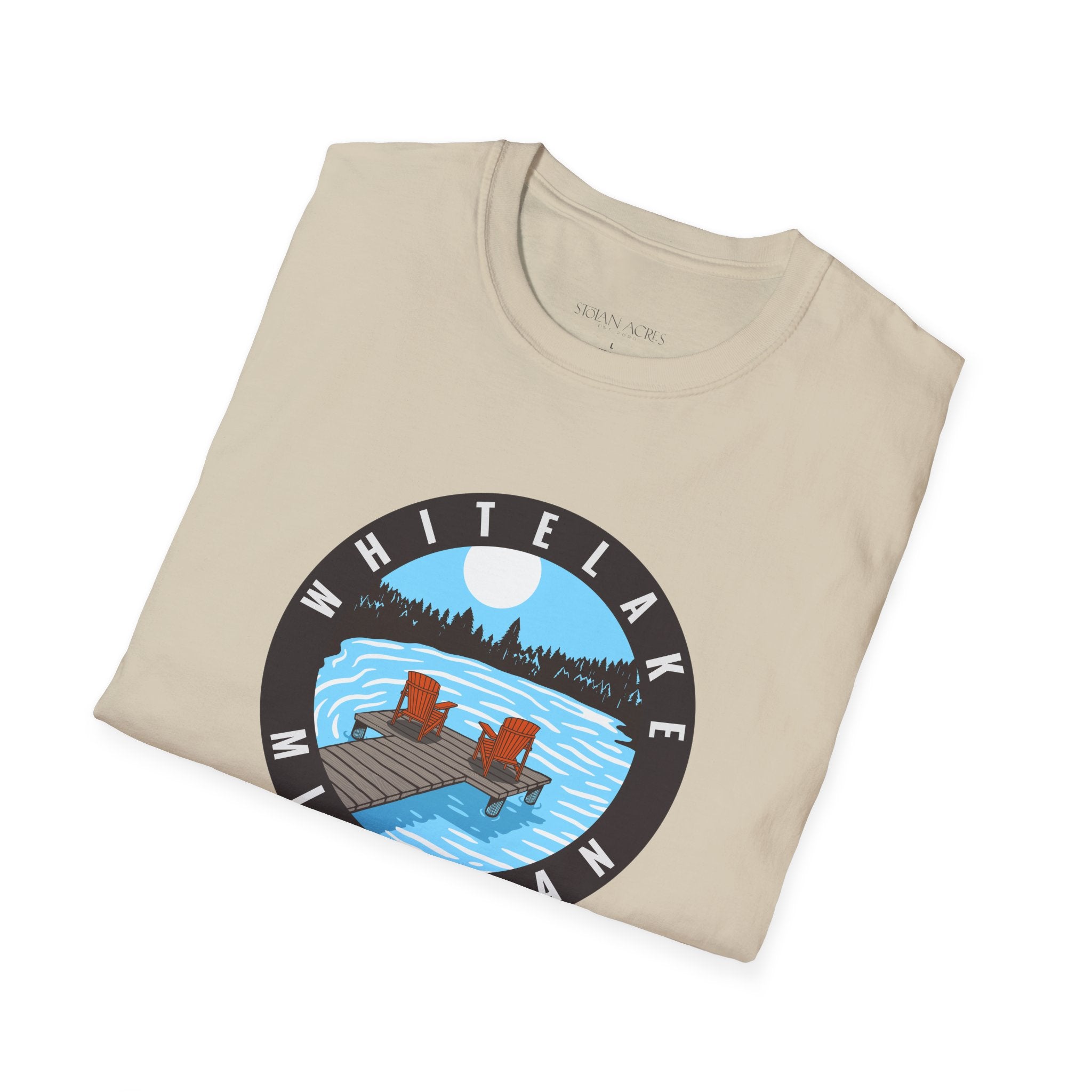 White Lake Dock | Unisex Softstyle T-Shirt