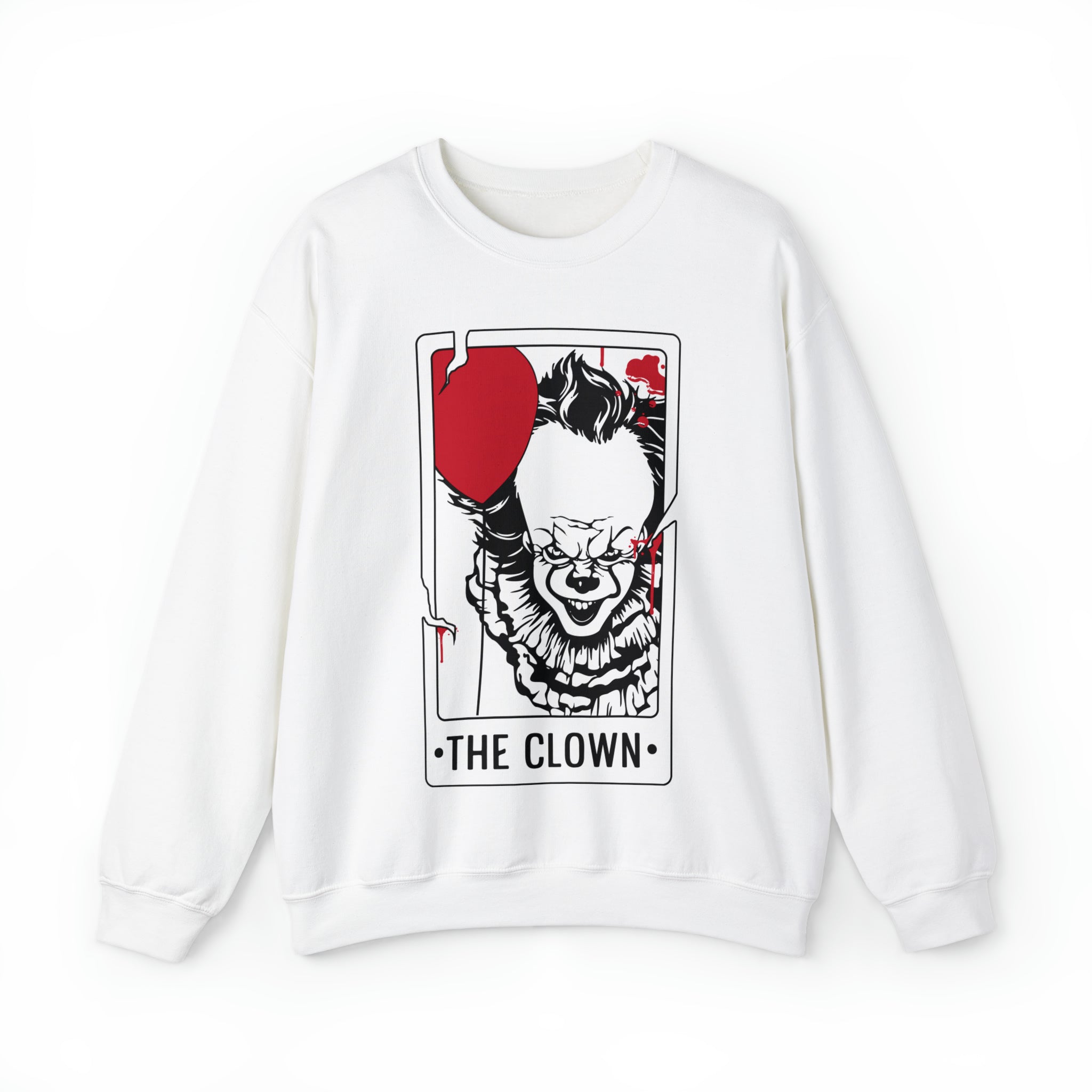 The Clown Tarot Card Crewneck Sweatshirt