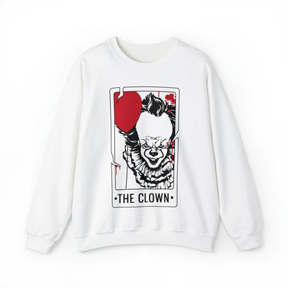 The Clown Tarot Card Crewneck Sweatshirt