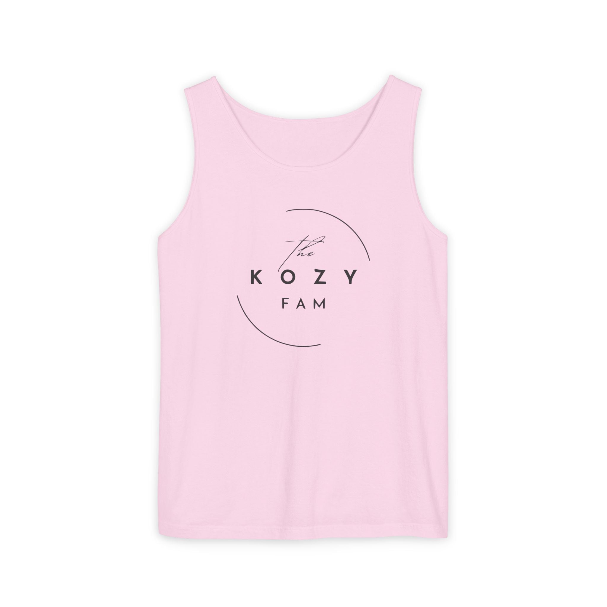 The Kozy Fam - Unisex Garment-Dyed Tank Top