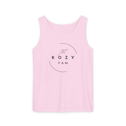 The Kozy Fam - Unisex Garment-Dyed Tank Top